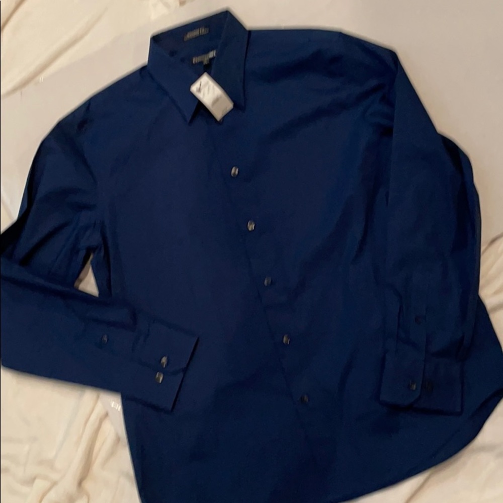 NWT Express 1MX modern fit dress shirt size Large